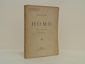 Homo. Con una composizione originale di Leonardo Bistofli