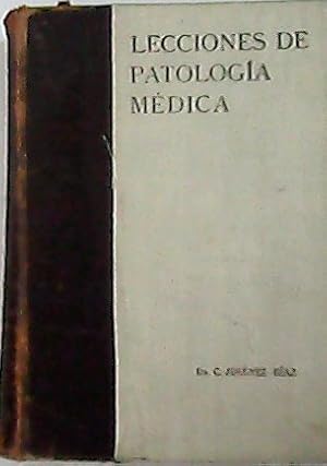 Bild des Verkufers fr Lecciones de Patologa Mdica. Tomo V. Tomadas taquigrficamente por el Dr. J. de Paz Montalvo. zum Verkauf von Librera y Editorial Renacimiento, S.A.