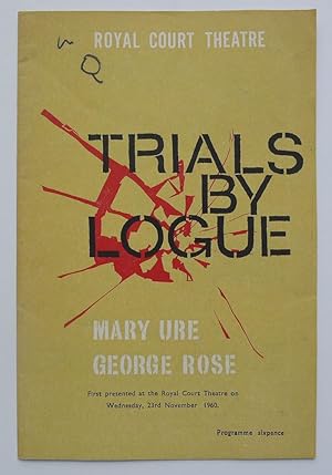 The English Stage Company Ltd presents Trials by Logue. Author Christopher Logue, Director Lindsa...