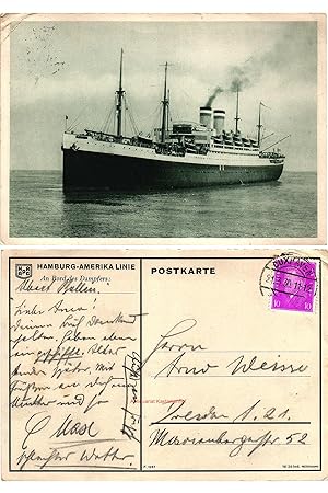 Hamburg Amerika Linie, Dampfer Albert Ballin,