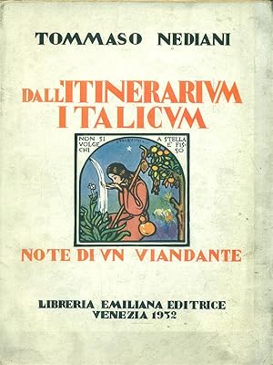 Bild des Verkufers fr Dall'itinerarium italicum zum Verkauf von Librodifaccia