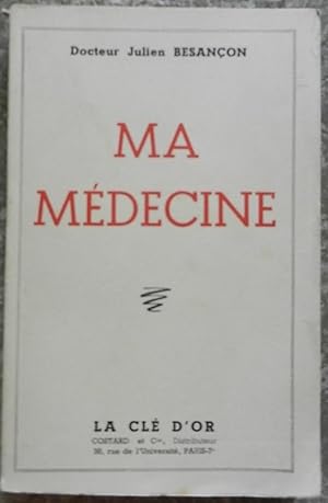 Seller image for Ma mdecine. for sale by Librairie les mains dans les poches