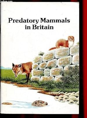 Bild des Verkufers fr Predatory mammals in Britain zum Verkauf von Le-Livre