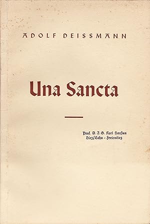 Imagen del vendedor de Una Sancta. Zum Geleit in das kumenische Jahr 1937. a la venta por Antiquariat Immanuel, Einzelhandel