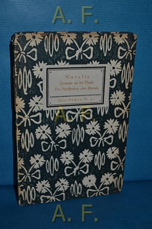 Bild des Verkufers fr Novalis, Hymnen an die Nacht. Die Ehristenheit oder Europa. Insel-Bcherei Nr. 21. zum Verkauf von Antiquarische Fundgrube e.U.