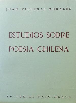 Seller image for Estudios sobre poesa chilena. for sale by Girol Books Inc.