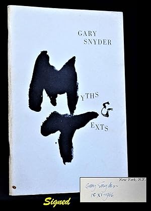 Seller image for Myths & Texts - 1960 paperback by Snyder, Gary for sale by Tin Can Mailman, Arcata