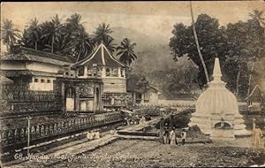 Seller image for Ansichtskarte / Postkarte Kandy Ceylon Sri Lanka, Sri Dalada Maligawa, Tempel for sale by akpool GmbH