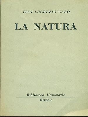 Bild des Verkufers fr La natura zum Verkauf von Librodifaccia