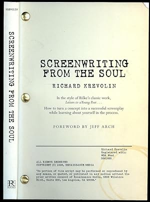 Imagen del vendedor de Screenwriting From the Soul | Letters to an Aspiring Screenwriter a la venta por Little Stour Books PBFA Member