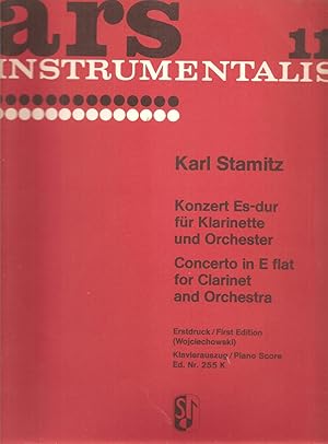 Konzert Es-dur für Klarinette und Orchester. Ausgabe für Klarinette und Klavier / Concerto in Eb ...