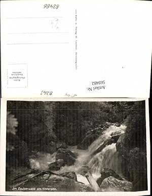 Bild des Verkufers fr 569482,Foto Ak Zauberwald Hintersee Wasserfall Ramsau bei Berchtesgaden zum Verkauf von Versandhandel Lehenbauer