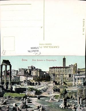 Bild des Verkufers fr 570894,Italy Roma Rom Foro Romano e Campidoglio Antike Forum zum Verkauf von Versandhandel Lehenbauer
