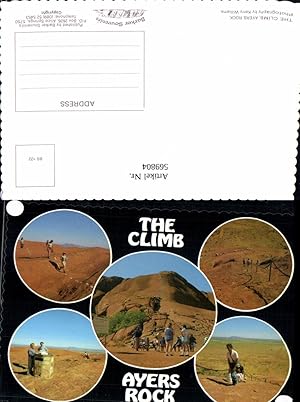 569804,Mehrbild Ak The Climb Ayers Rock Australia