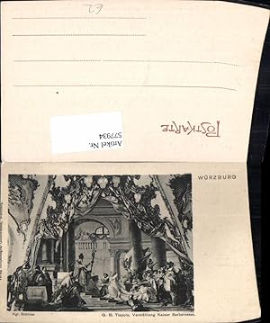 Image du vendeur pour 577934,Mittelalter G. B. Tiepolo Vermhlung Kaiser Barbarossas Wrzburg Kgl. Schloss mis en vente par Versandhandel Lehenbauer