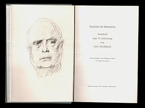 Image du vendeur pour Dauer im Wandel : Festschrift zum 70. Geburtstag von Carl J. Burckhardt. mis en vente par Antiquariat Peda