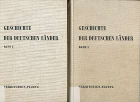 Bild des Verkufers fr Geschichte der Deutschen Lnder, Territorien-Ploetz, !! 2 Bnde !! Band 1: Die Territorien bis zum Ende des alten Reiches, Band 2: Die deutschen Lnder vom Wiener Kongre bis zur Gegenwart. zum Verkauf von Antiquariat Peda