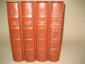 Bild des Verkufers fr L'occident mdival : La Cit de Dieu (2T). Le Roman de la Rose. Le Livre des Merveilles. 4 volumes. zum Verkauf von biblio antiques