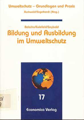 Imagen del vendedor de Bildung und Ausbildung im Umweltschutz, a la venta por Antiquariat Peda