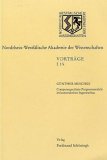 Image du vendeur pour Computergesttzte Prognosemodelle im konstruktiven Ingenieurbau : [29. Sitzung am 8. Dezember 2004 in Dsseldorf]. Vortrge / Nordrhein-Westflische Akademie der Wissenschaften : Ingenieur- und Wirtschaftswissenschaften, mis en vente par Antiquariat Peda