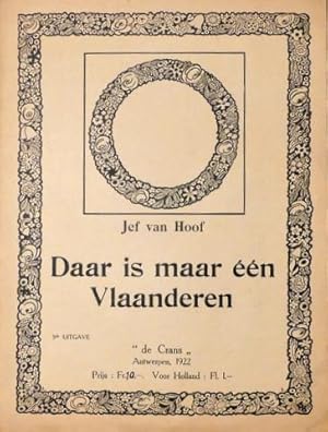 Bild des Verkufers fr Daar is maar n Vlaanderen. 5e uitgave. Tekst Ren de Clercq zum Verkauf von Paul van Kuik Antiquarian Music