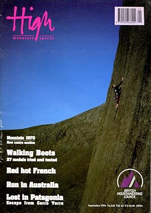 Bild des Verkufers fr High Mountain Sports Magazine : Sep 1994 No 142 zum Verkauf von Godley Books