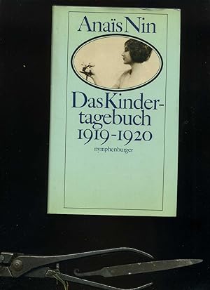 Bild des Verkufers fr Das Kindertagebuch 1919 - 1920. bersetzt von Irene Kuhn. zum Verkauf von Umbras Kuriosittenkabinett