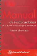 Imagen del vendedor de Manual de publicaciones de la American Psychological Association. Versin abreviada. a la venta por Espacio Logopdico