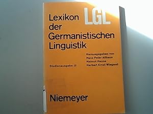 Bild des Verkufers fr Lexicon der Germanistischen Linguistik, Studienausgabe III. zum Verkauf von Antiquariat Bookfarm