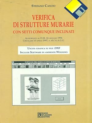 Immagine del venditore per Verifica di strutture murarie. Libro + 2 Floppy disck venduto da Librodifaccia