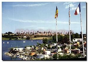 Image du vendeur pour Carte Postale Ancienne Lac de Pareloup Aveyron Camping Le Reve du Pecheur Notre Dame d'Aures mis en vente par CPAPHIL