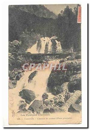 Image du vendeur pour Cauterets Carte Postale Ancienne Cascade de Lutour (chute principale) mis en vente par CPAPHIL