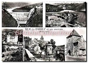 Carte Postale Ancienne Mur de Barrez et ses environs Aveyron