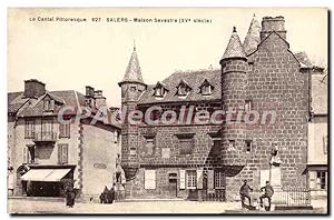 Seller image for Carte Postale Ancienne Le Cantal Pittoresque Salers Maison Sevestre for sale by CPAPHIL