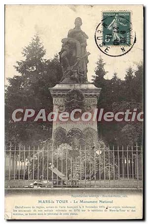 Carte Postale Ancienne Mars La Tour Le Monument National