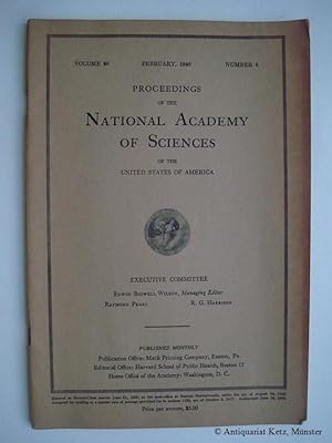 Proceedings of the National Academy of Sciences. Volume 26, No. 2.