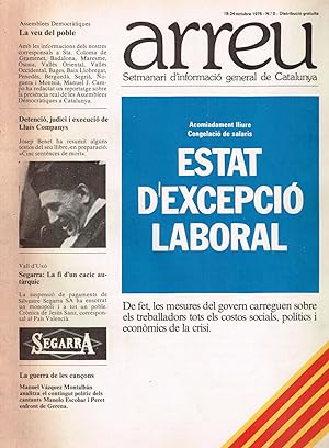 Arreu Nº-0 Setmanari d'informacio general de Catalunya. 1976