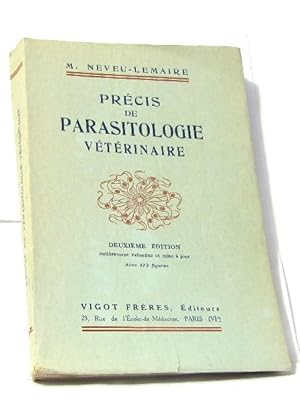 Précis de parasitologie vétérinaire