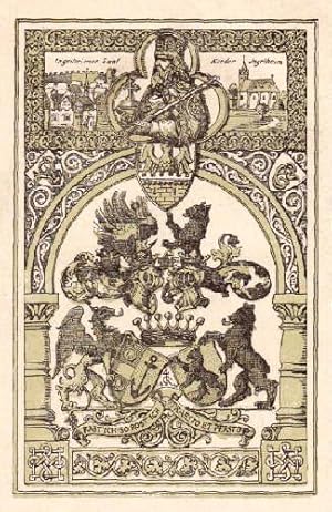 Bild des Verkufers fr Exlibris. Klischedruck von Clemens Kissel. zum Verkauf von Antiquariat Heinz Tessin