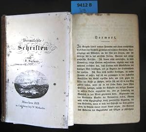 Bild des Verkufers fr Vermischte Schriften. zum Verkauf von Augusta-Antiquariat GbR