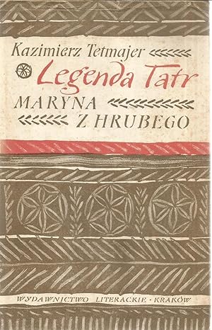 Imagen del vendedor de Legenda Tatr - Maryna Z Hrubego a la venta por Joie de Livre