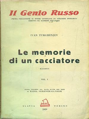 Seller image for Le memorie di un cacciatore. 2 volumi for sale by Librodifaccia