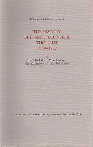 The History of Finnish Economic Thought, 1809-1917