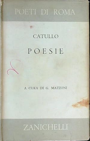 Bild des Verkufers fr Poesie zum Verkauf von Librodifaccia