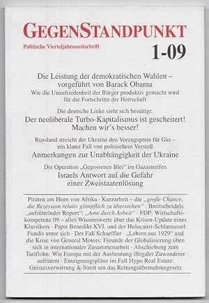 Gegenstandpunkt - Politische Vierteljahreszeitschrift Heft 1-09.