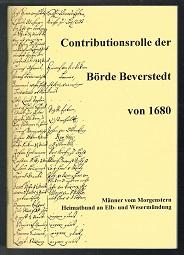 Image du vendeur pour Contributionsrolle der Brde Beverstedt von 1680. - mis en vente par Libresso Antiquariat, Jens Hagedorn