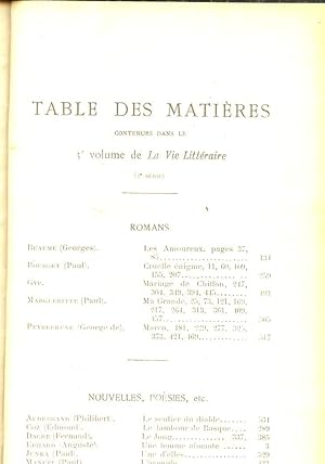 Seller image for La Vie Littraire Illustre - Petit Magazine Illustr Bi-Hebdomadaire : Romans, Nouvelles, Contes, Voyages, Posies, Mmoires, etc. - Tome 3me/ 2re Srie - for sale by Le-Livre