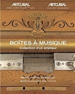 Catalogue de la vente aux enchères d'une collection de Boites à Musique