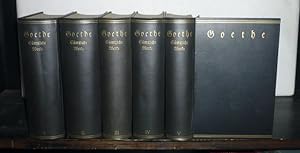 [Johann] Wolfgang von Goethe: Sämtliche Werke. [5 Bände].