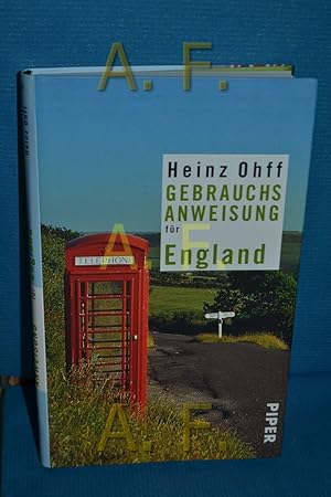 Bild des Verkufers fr Gebrauchsanweisung fr England zum Verkauf von Antiquarische Fundgrube e.U.